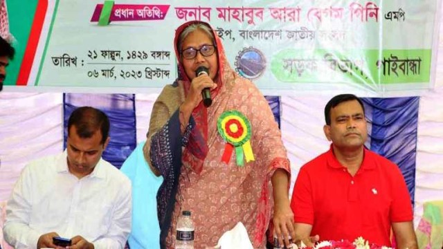  গাইবান্ধায় প্রতিটি সেক্টরে ব্যাপক উন্নয়ন হয়েছে - হুইপ গিনি।