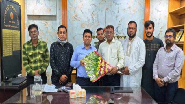 সরাইল রিপোর্টার্স ইউনিটির সাথে নবাগত ইউএনও'র মতবিনিময়