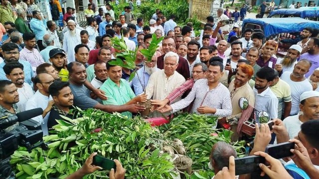 ঘোড়াঘাটে বৃক্ষ রোপন কর্মসূচীর শুভ উদ্বোধন করলেন বি,এন,পির কেন্দ্রীয় নেতা ডাঃ জাহিদ হোসেন 