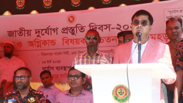 অগ্নি নিরাপত্তা নিশ্চিত করতে সরকার সর্বাত্মকভাবে কাজ করছে-সাঈদ খোকন 