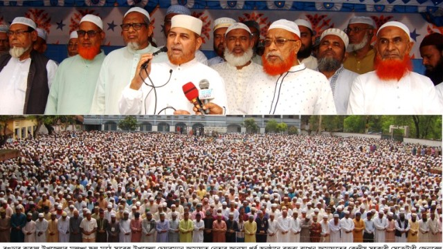 মাওলানা তায়েব আলীর জানাযায় লাখো মানুষের ঢল:দাফন সম্পন্ন