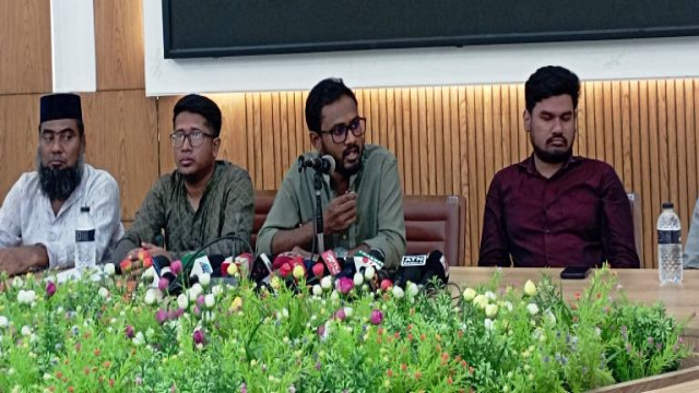 পদযাত্রা কে সফল করতে জামালপুরে এনসিপির সংবাদ সম্মেলন