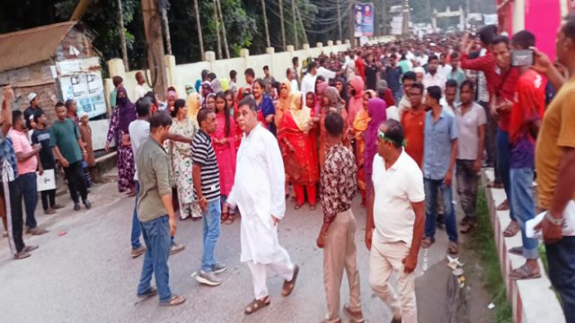 জামালপুরে বিএনপির বিজয় র‌্যালী পরবর্তী সমাবেশ।