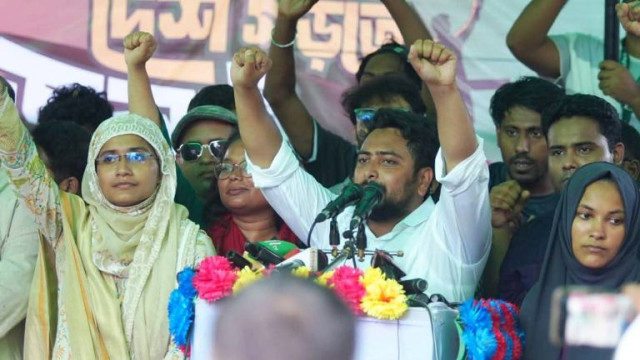 আমরা স্বৈরাচার হাসিনা কে হটিয়েছি আর কোন নব্য স্বৈরাচারের স্থান বাংলার মাটিতে হবে না-ভোলায় নাহিদ ইসলাম