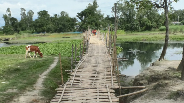 কুড়িগ্রামে সেতু না থাকায় অর্ধলক্ষাধিক মানুষ সীমাহীন দুর্ভোগে।