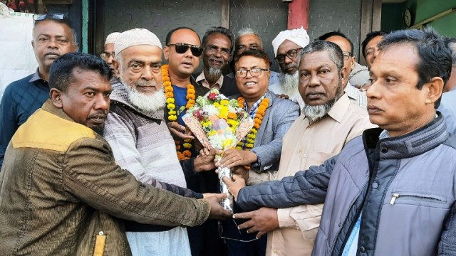 সান্তাহার প্রেসক্লাবের নবনির্বাচিত কমিটিকে সংবর্ধণা