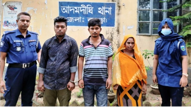 সান্তাহারে যৌথবাহিনীর অভিযানে নারীসহ ৩জন গ্রেপ্তার, হেরোইন উদ্ধার