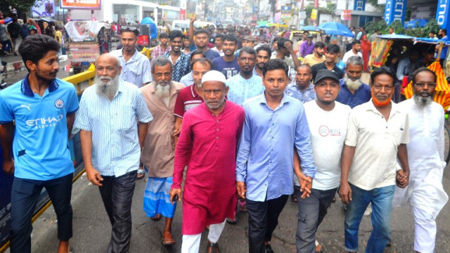 বগুড়ায় জাতীয়তাবাদী তৃনমূল দলের বিজয় র‌্যালিতে অংশগ্রহণ 