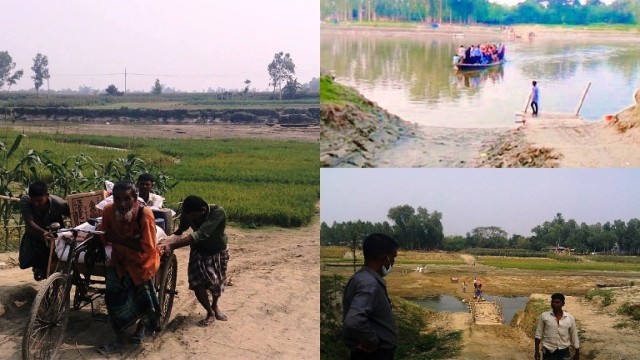 পলাশবাড়ীতে সেতুর অভাবে ৫০ গ্রামের মানুষের দুর্ভোগ আর কতদিন