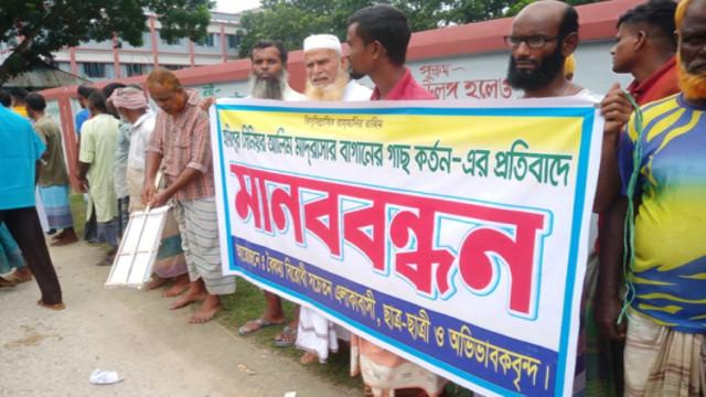 পীরগঞ্জের হরিপুর মাদ্রাসায় গাছ বিক্রির নিলাম ডাক স্থগিত